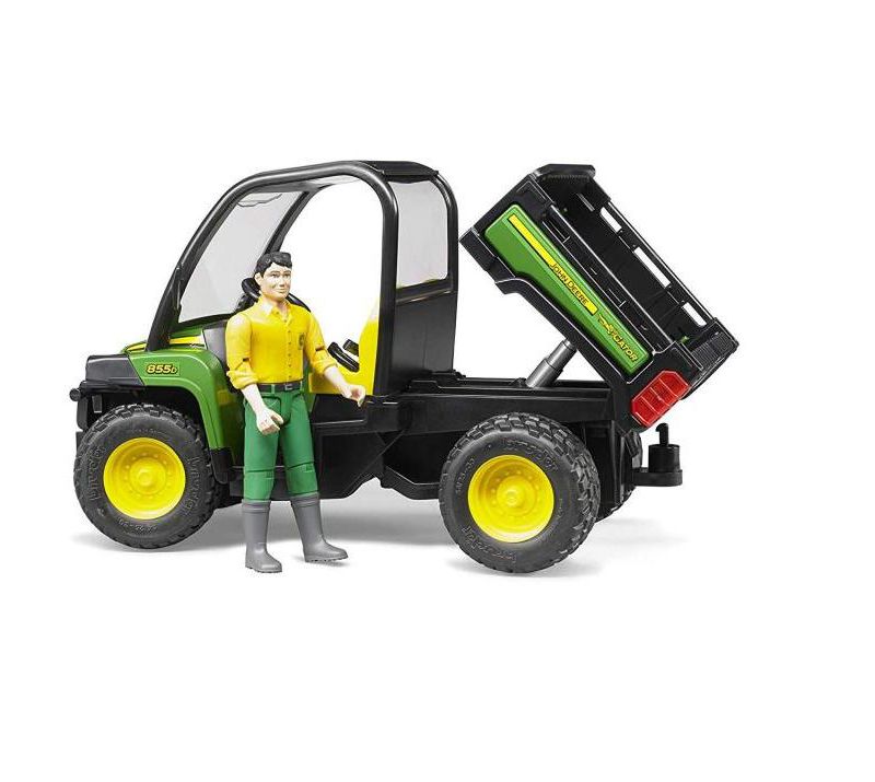 Bruder 09812 John Deere Gator XUV 855D with Driver