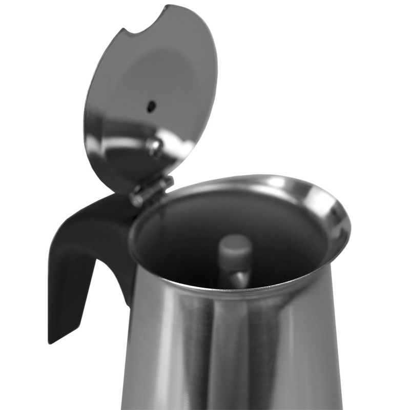 Bialetti 3 Cup Moka Stovetop Espresso Maker - Silver