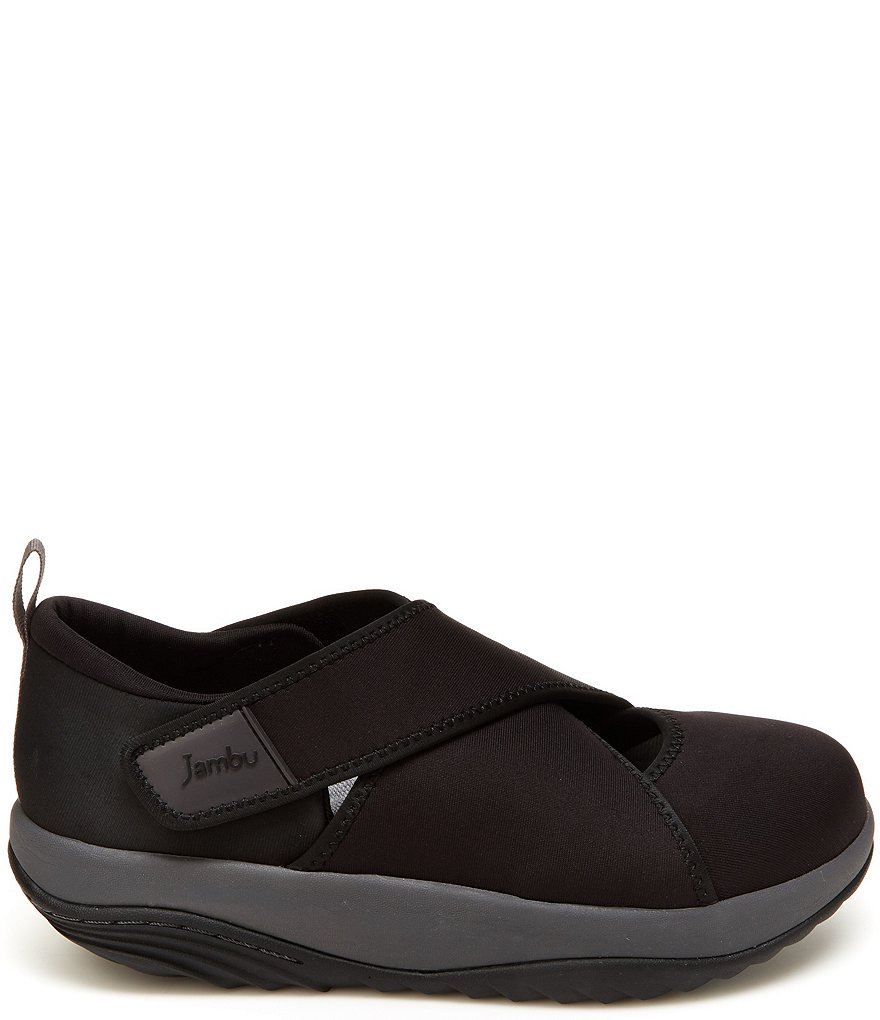 Jambu Millie Cross Band Strap Slip-On Wedge Sneakers