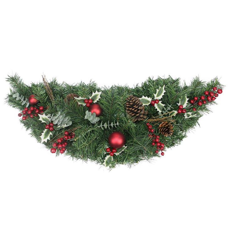Christmas 12.0" Buffalo Check Small Tree Skirt Celebrate Decorate  -  Tree Skirts