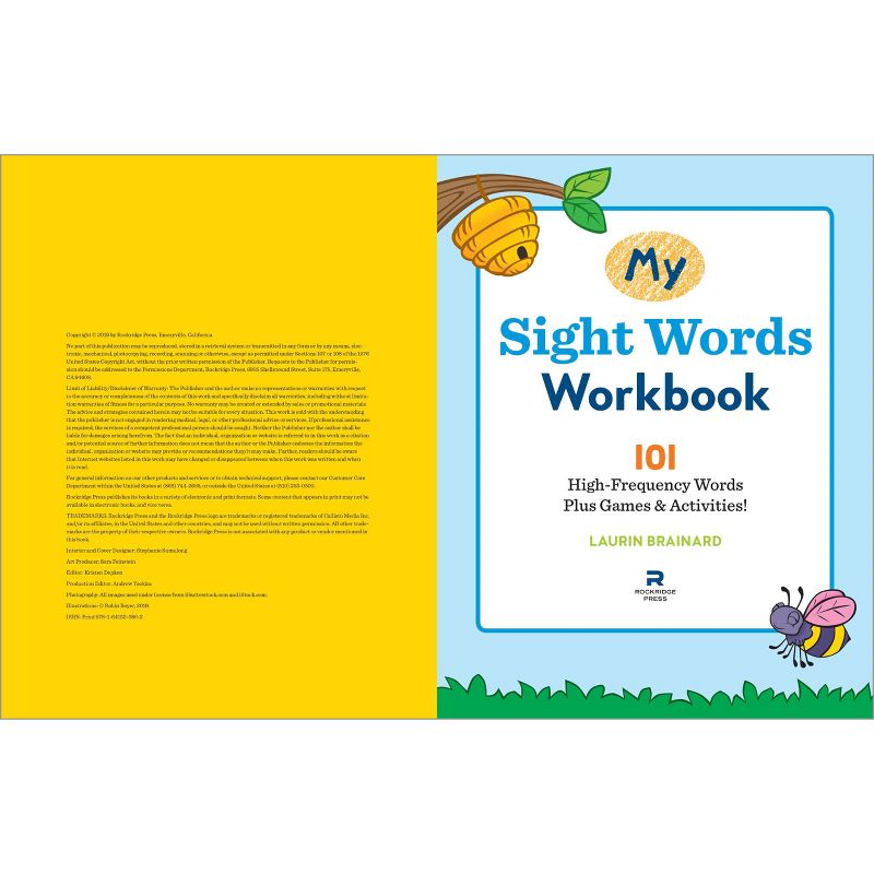 My Sight Words Workbook - (My Workbooks) by Lautin Brainard (Paperback)
