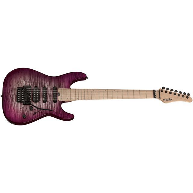 Schecter Sun Valley Super Shredder 7 III 7-String Electric Guitar, Aurora Burst