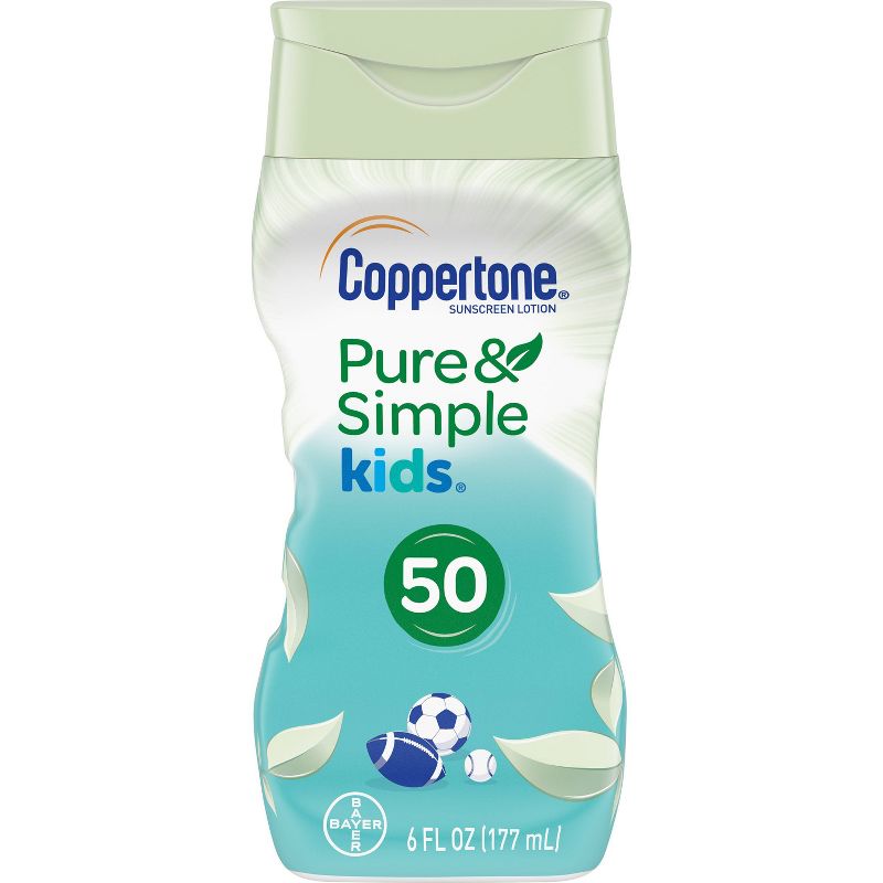 Coppertone Kids Pure and Simple Botanicals Sunscreen Lotion- SPF 50 - 6oz