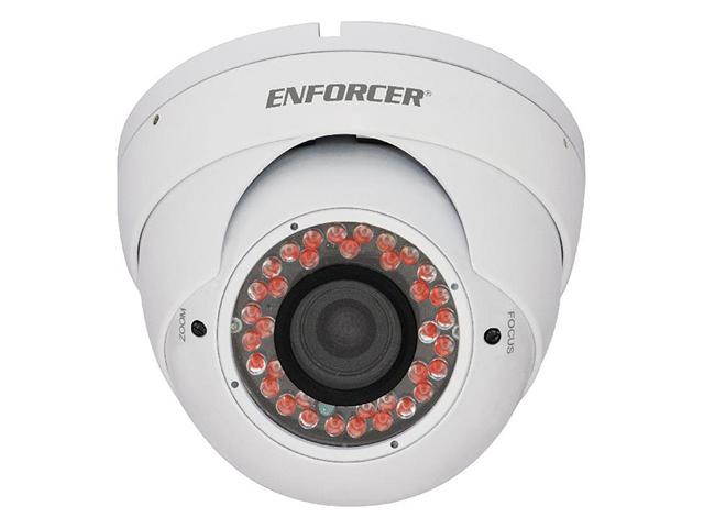 SECO-LARM Enforcer 36 IR LED Indoor/Outdoor Vandal-Resistant Color Dome Camera,