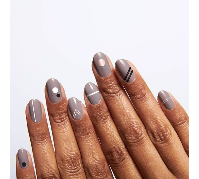 Olive & June Simple Nail Art Stickers - 36ct