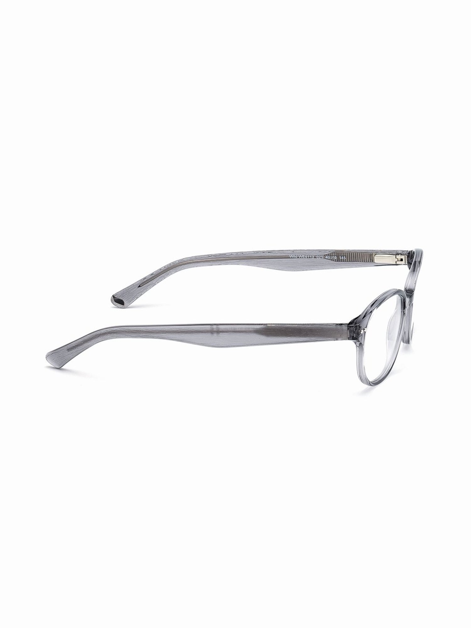 WEB EYEWEAR Grey Full Rim Square Frame Designed in Italy