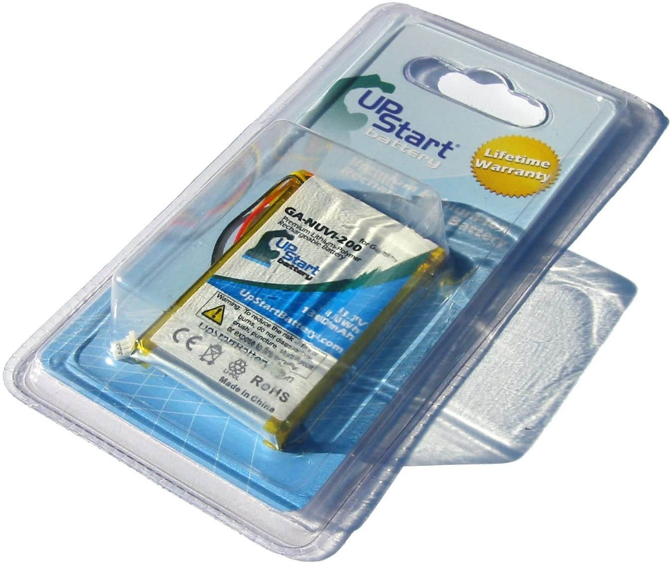 Replacement for Garmin Nuvi 200w Battery with Tools - Compatible with Garmin GPS Navigator Batteries (1300mAh 3.7V Lithium Polymer)