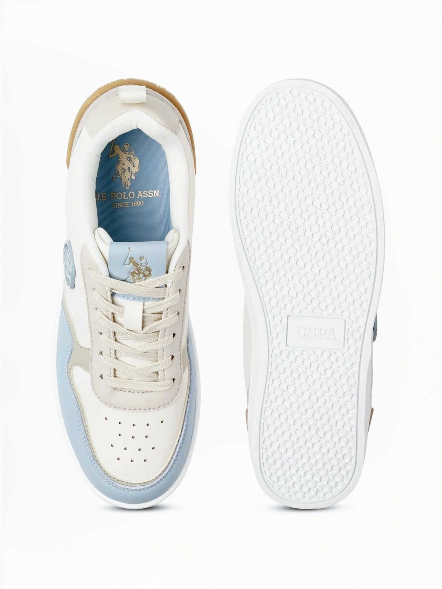 U.S. Polo Assn. Women's Beige Sneakers