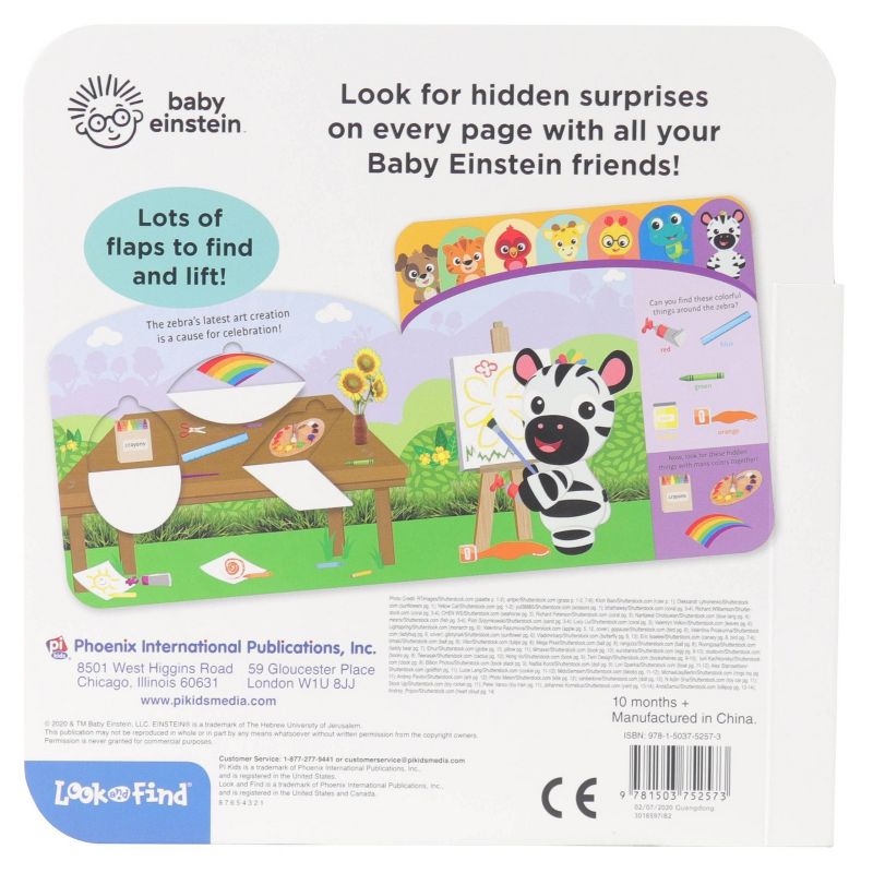 Baby Einstein Look and See with Me! Lift-a-Flap Look and Find (Board Book)