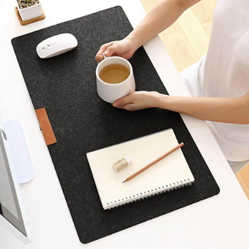 Large Gaming Mouse Pad Mat Office Desk Mat Modern Table Wool Felt Keyboard Pad Mousepad for Laptop Computer