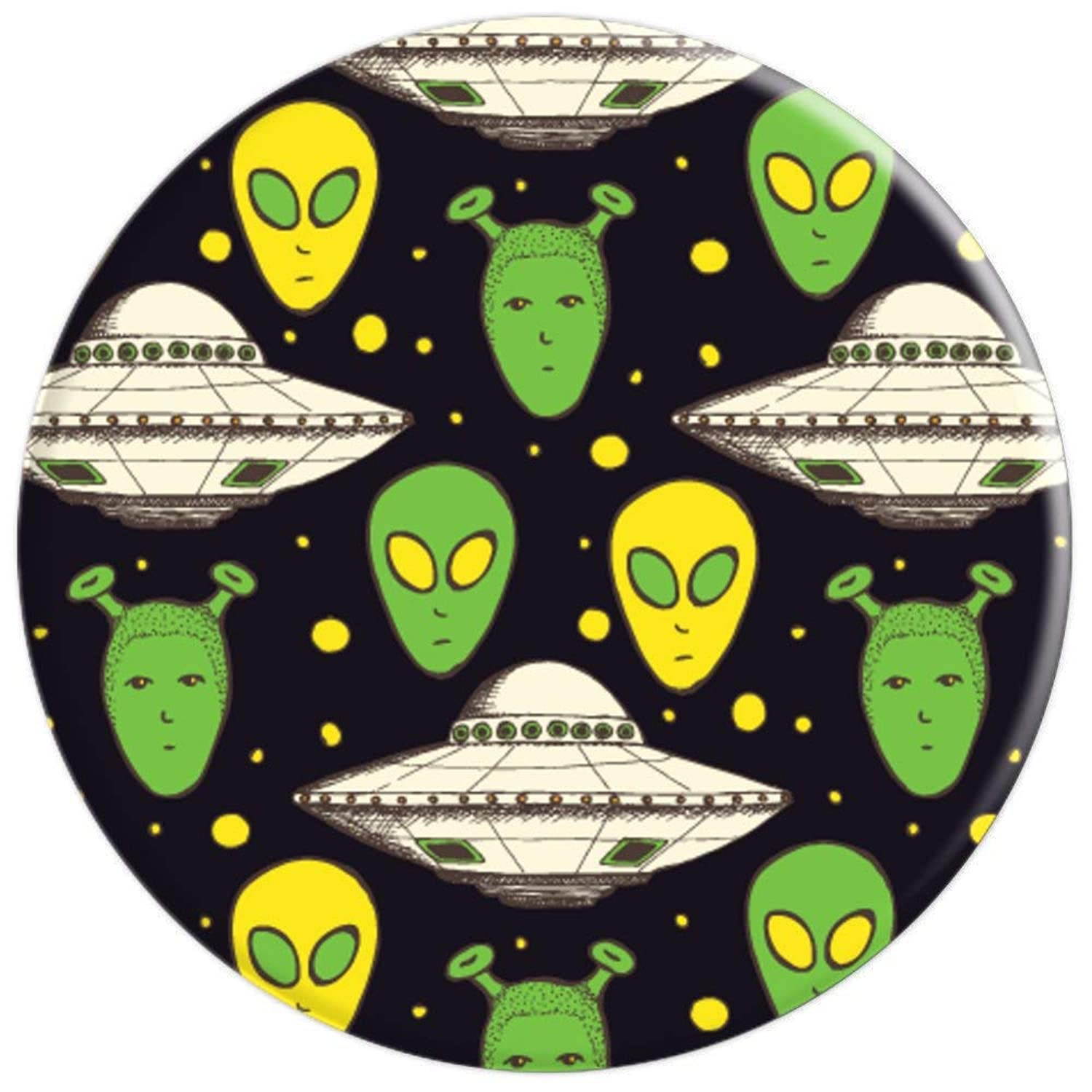 Alien Invasion - Aliens and UFOs PopSockets Grip and Stand for Phones and Tablets