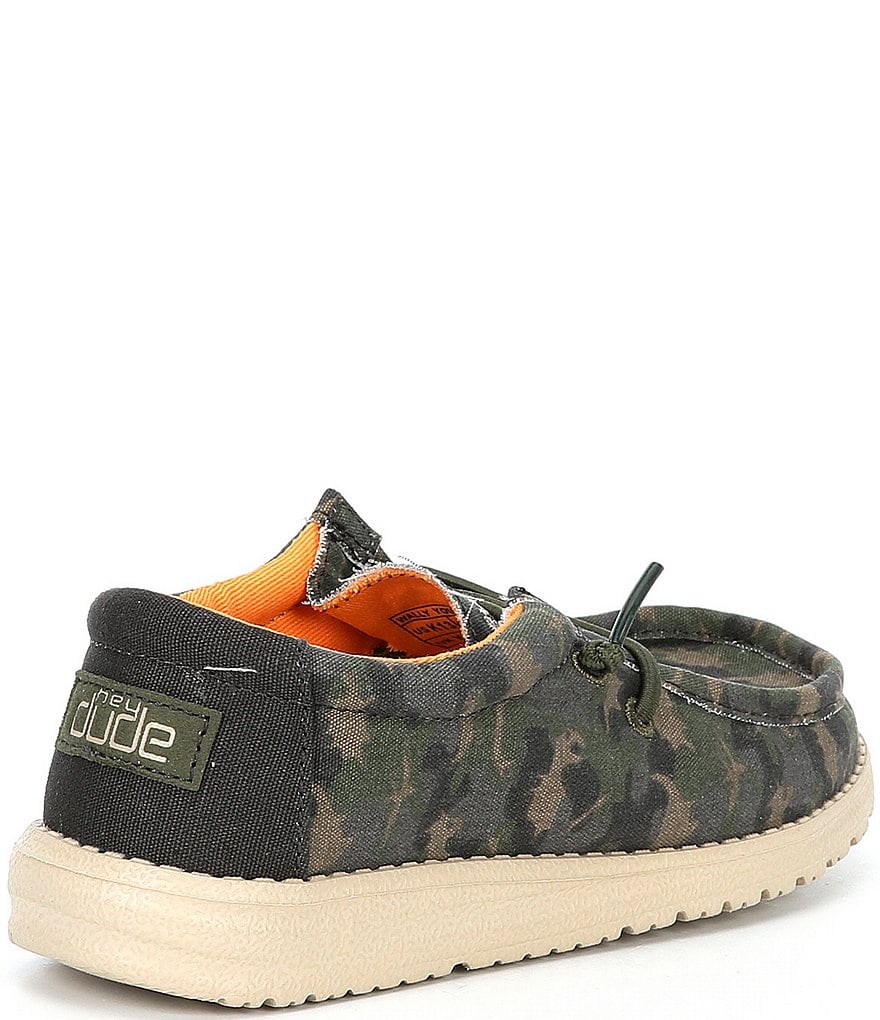 Hey Dude Boys' Wally Camodino Washable Slip-Ons (Youth)