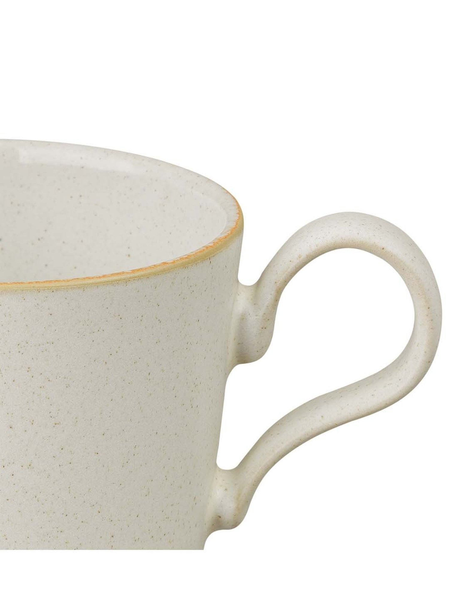 DENBY Impression Off White Stoneware Tea Cup (220 ml) - Set of 1