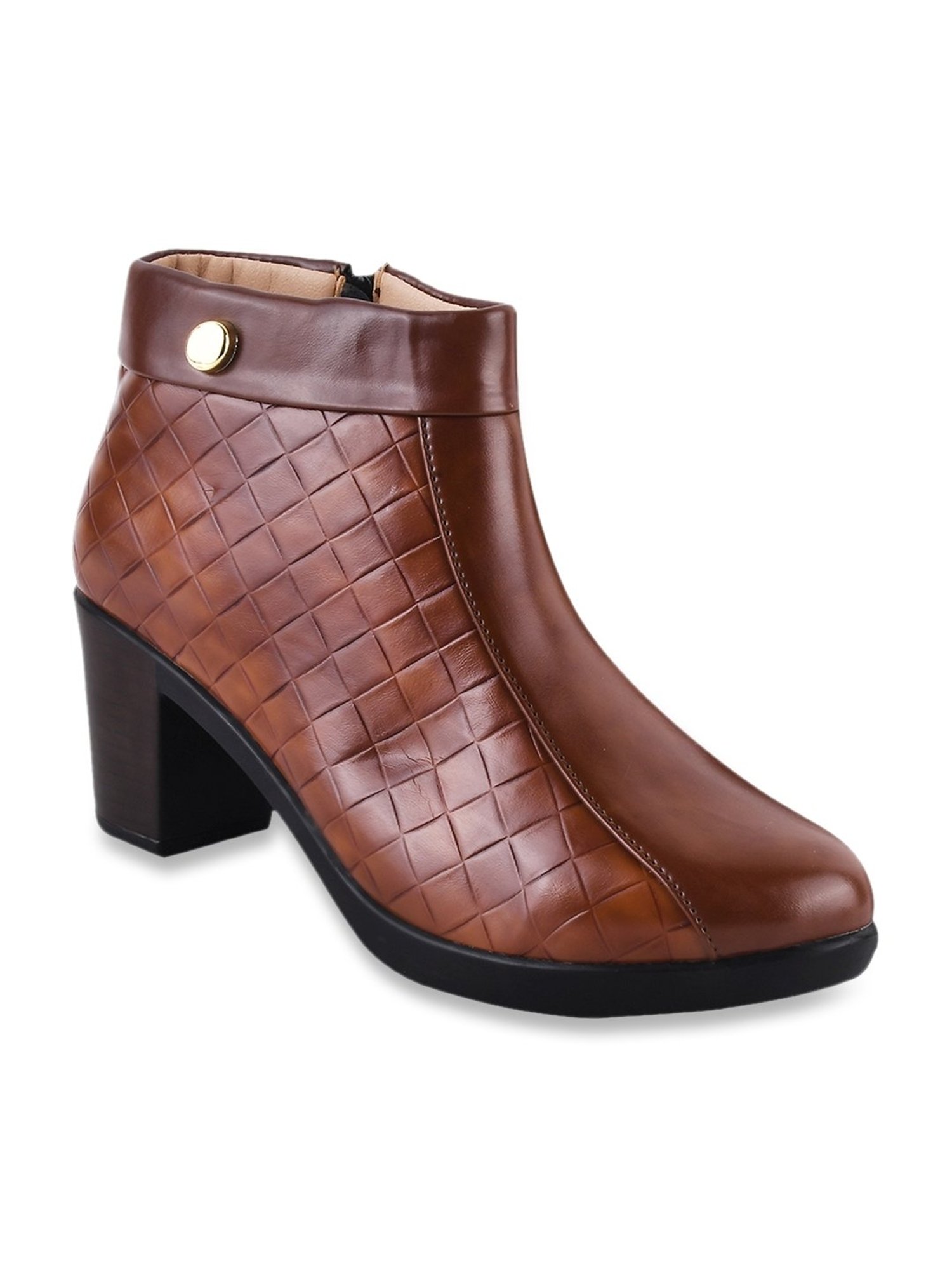 The White Pole Women's Tan Casual Boots