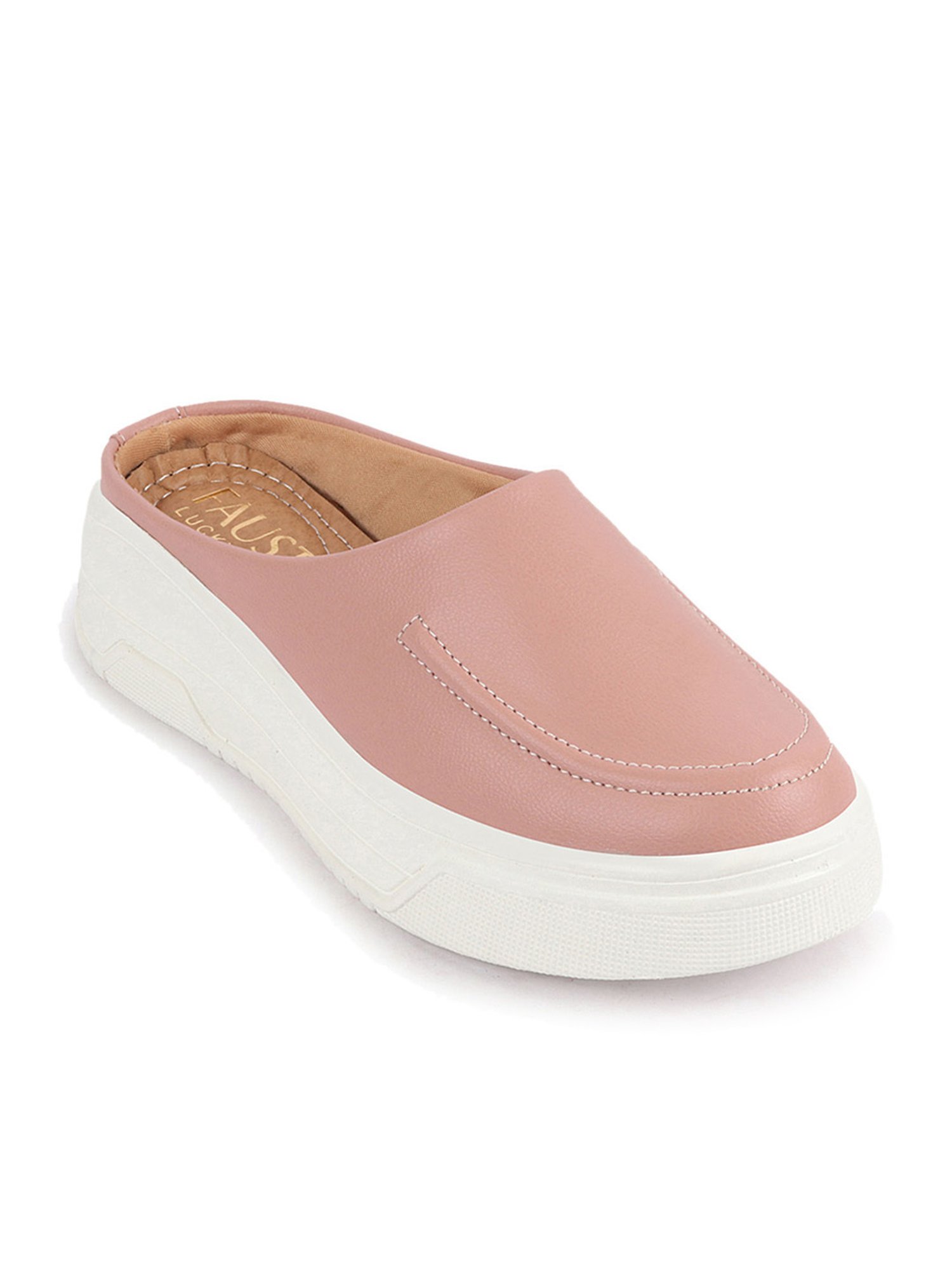 Fausto Women's Pink Mule Shoes