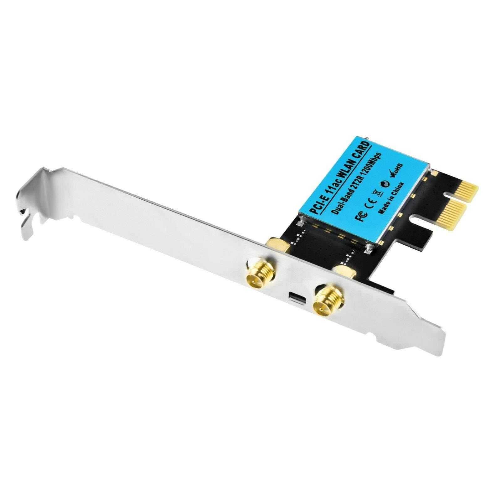 1200Mbps PCI-E Wireless WiFi Card 2.4G/5G Dual Band Network Adapter for Desktop