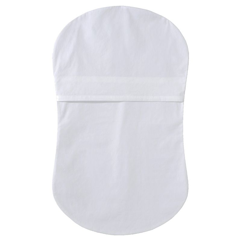 HALO Bassinest Swivel Sleeper 100% Cotton Fitted Sheet &ndash; White