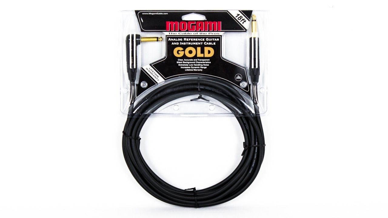 Mogami Gold Instrument 18R - 18ft. Instrument Cable with Right Angle Ends