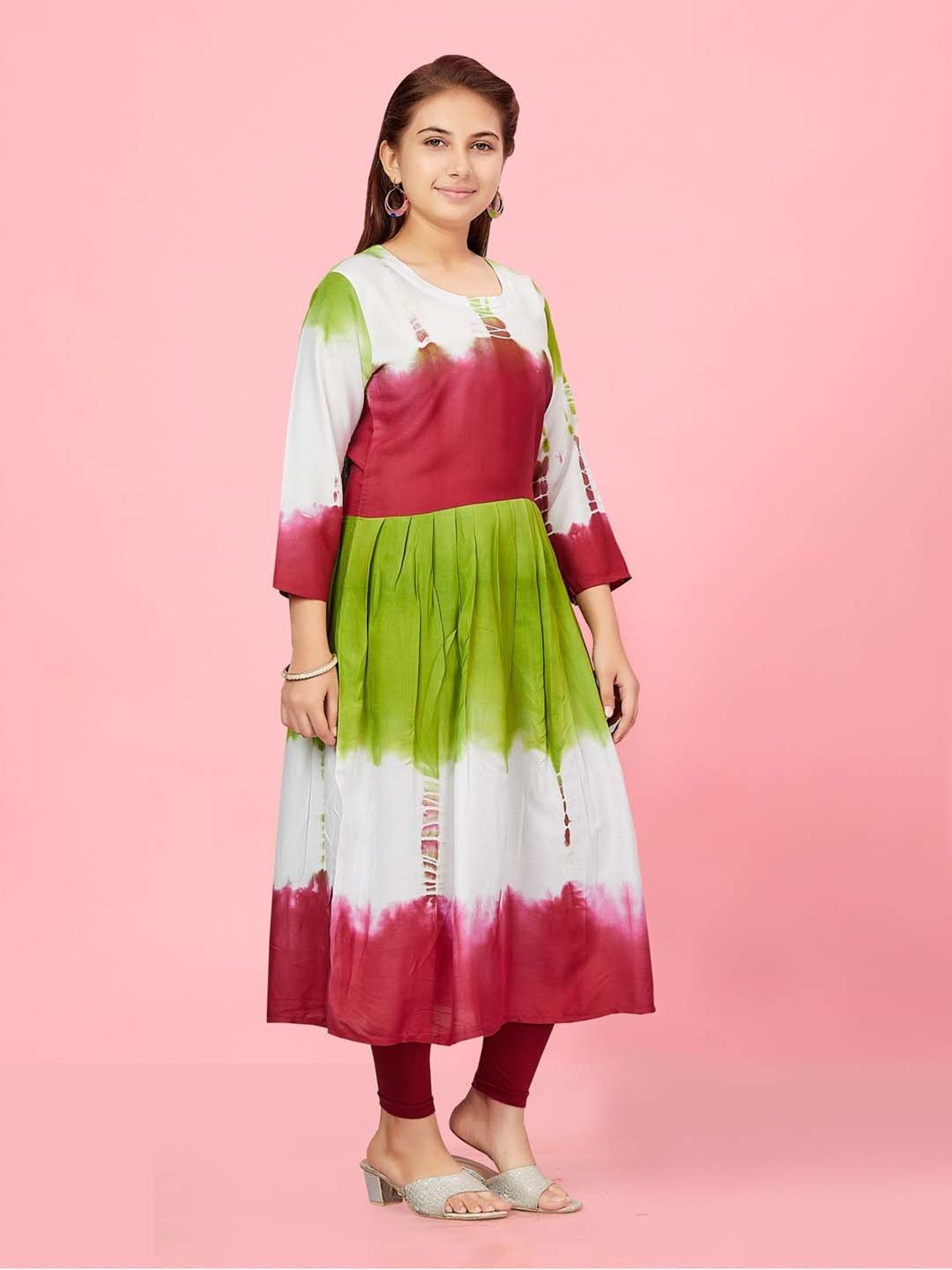 Aarika Kids Multicolor Cotton Printed Kurti