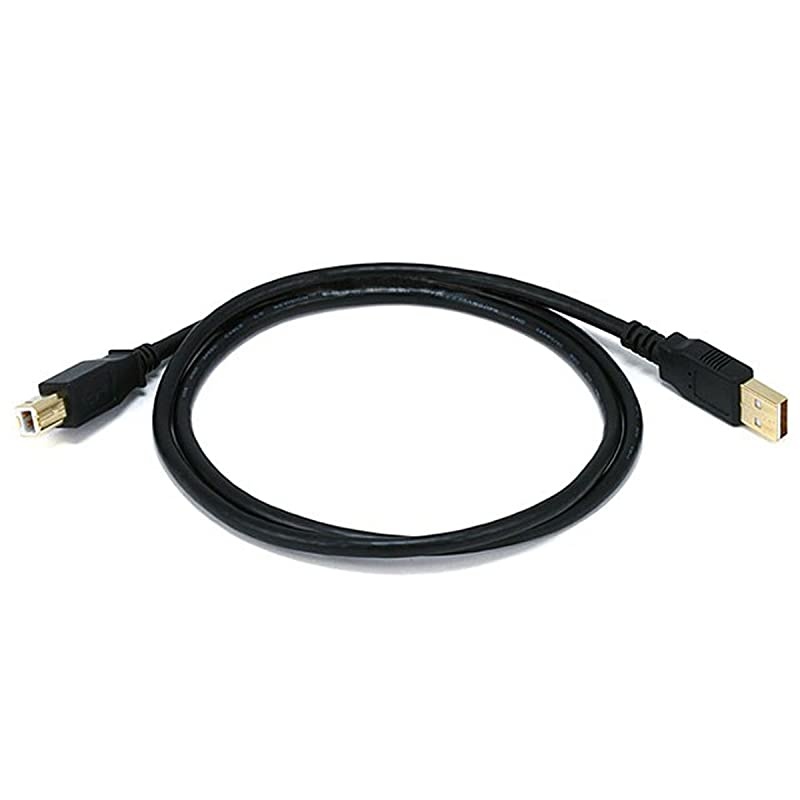 3Feet USB 20 A Male to B Male 2824AWG Cable Gold Plated 105437