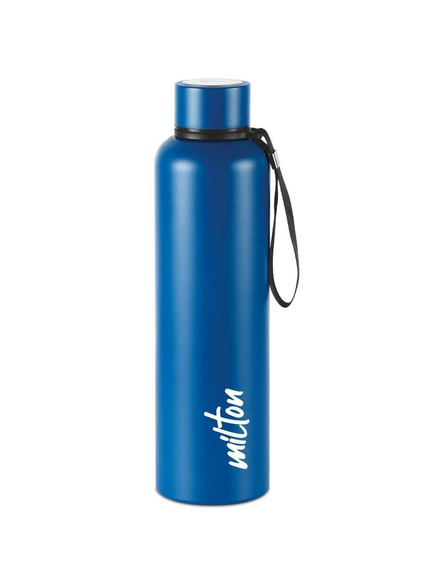 Milton Aura 1000 Blue Stainless Steel Vaccum Insulated Thermosteel Bottle (1.05 L)