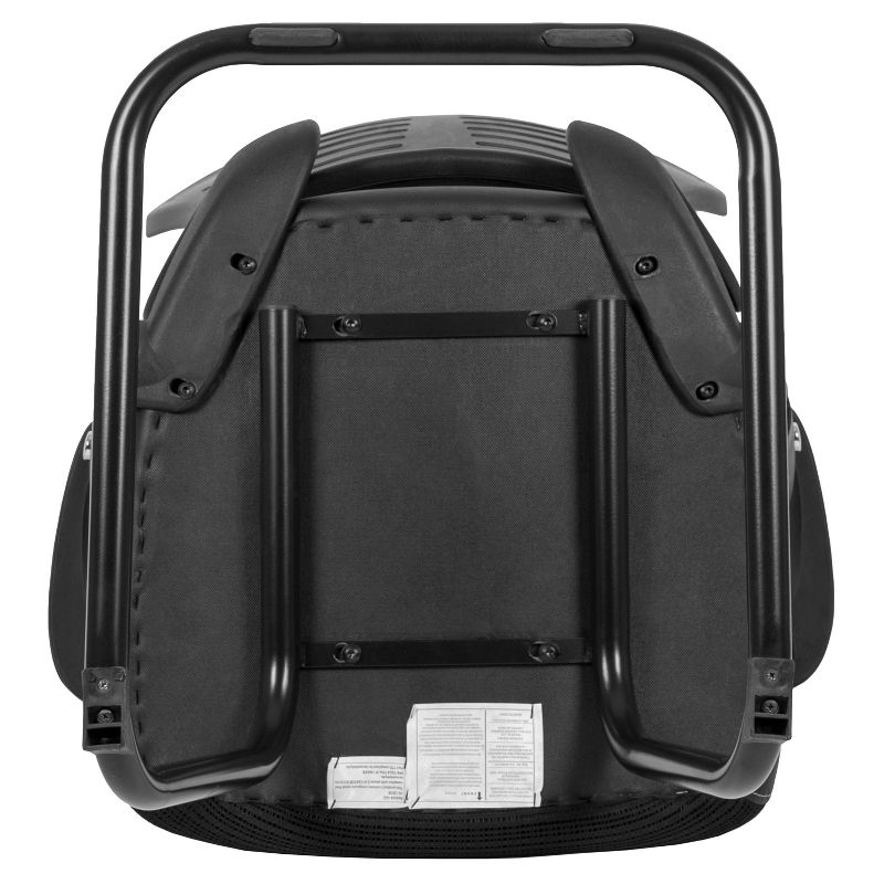 40.5" Designer Mesh Sled Base Side Reception Chair Black - Riverstone Furniture