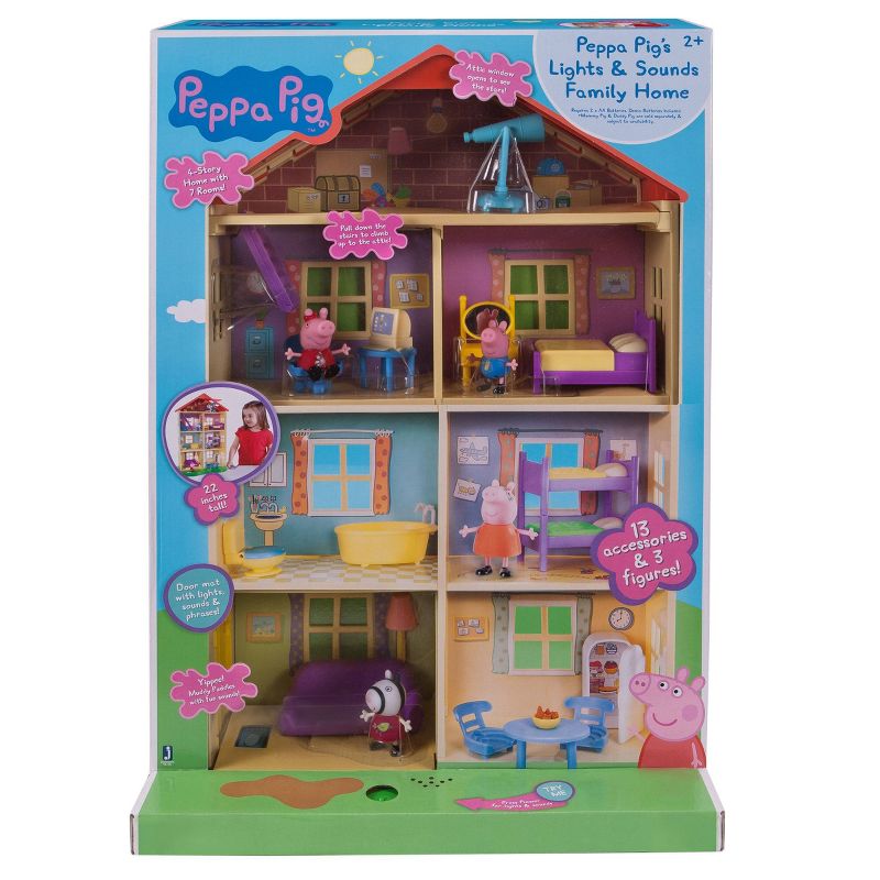 Peppa Pig Family Home Playset with Lights and Sounds