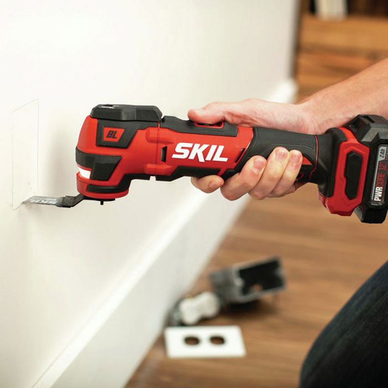 Skil OS592702 PWRCore 12 12V Brushless Lithium-Ion Oscillating Cordless Multi-Tool Kit (2 Ah)