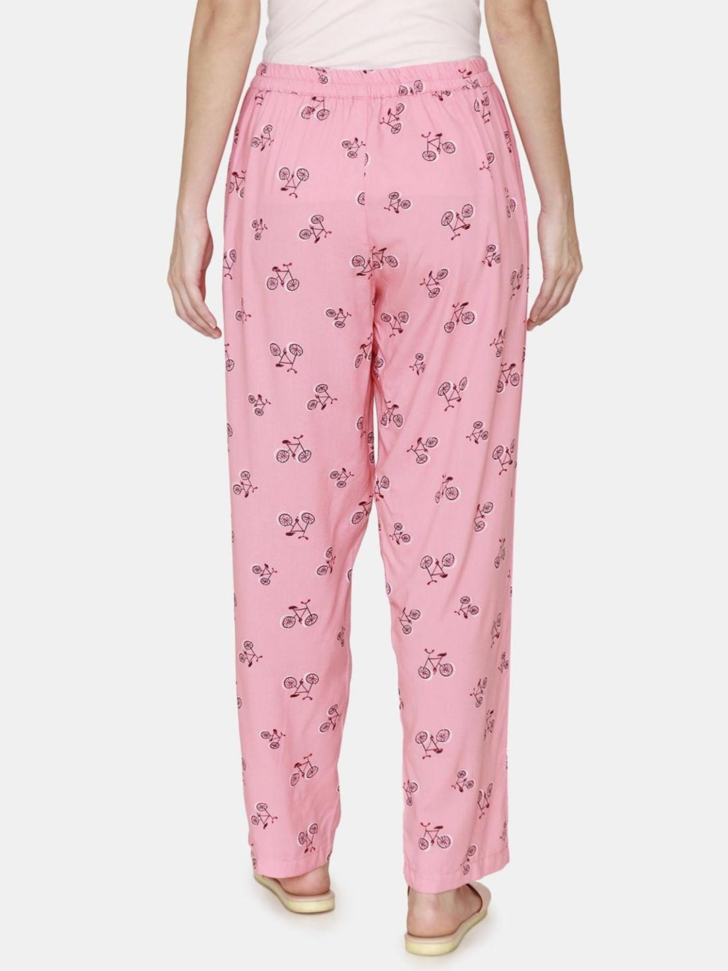 Coucou by Zivame Pink Printed Pajamas