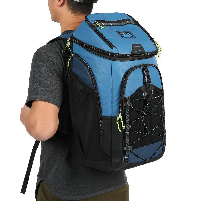 Arctic Zone Titan Guide 40qt Backpack Cooler - Blue