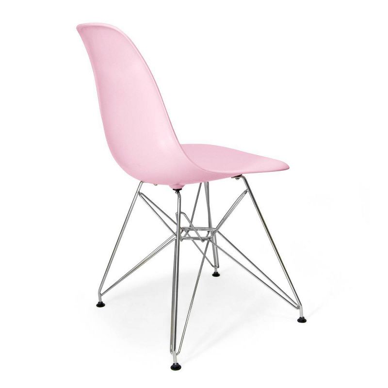 Set of 2 AEON Paris Molded Plastic Chair - Pink