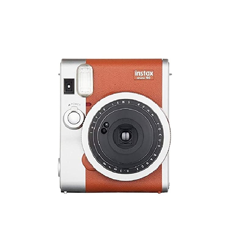 Instax Mini 90 Instant Film Camera (Brown)