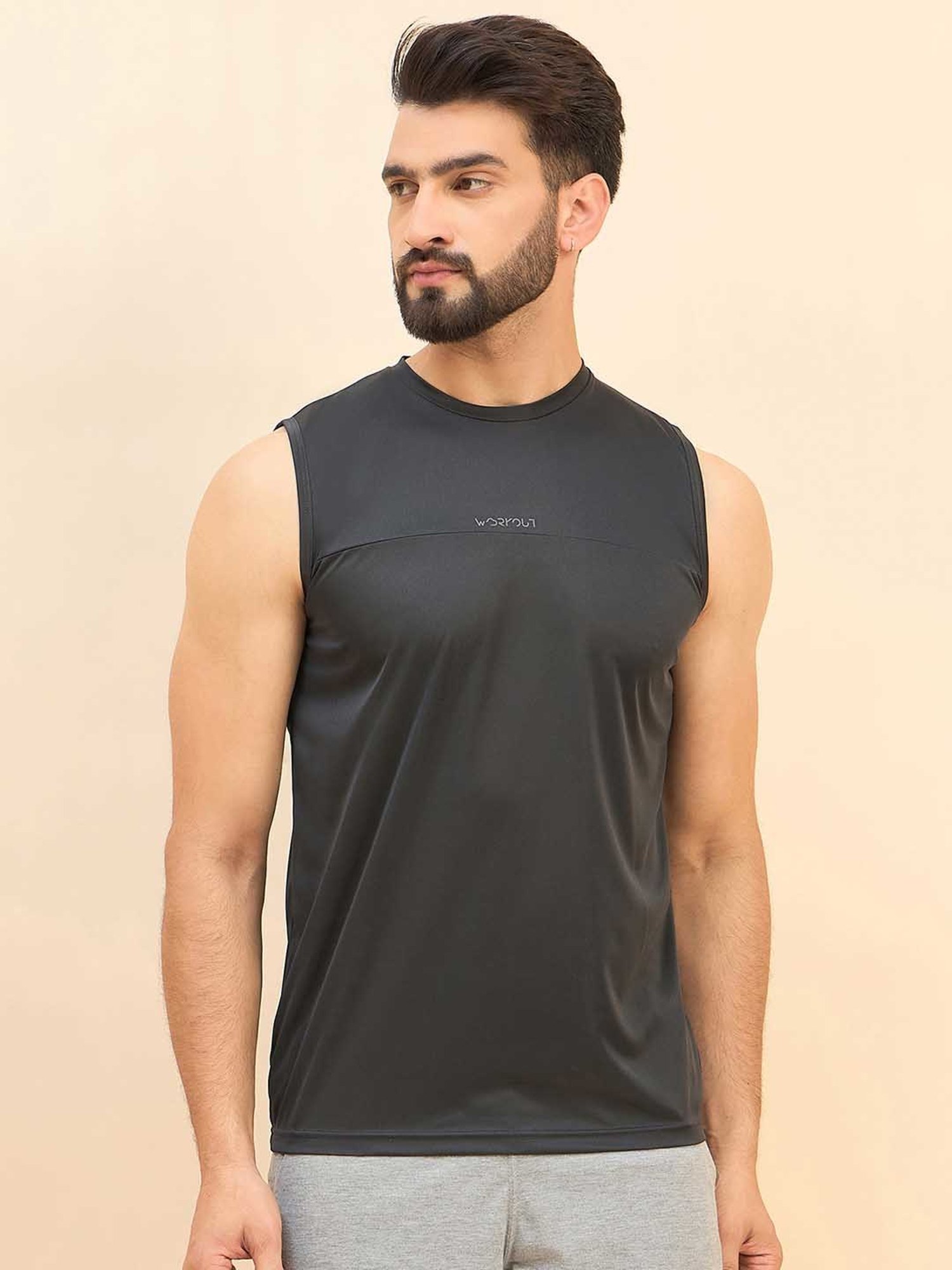 Sweet Dreams Dark Grey Regular Fit Crew T-Shirt