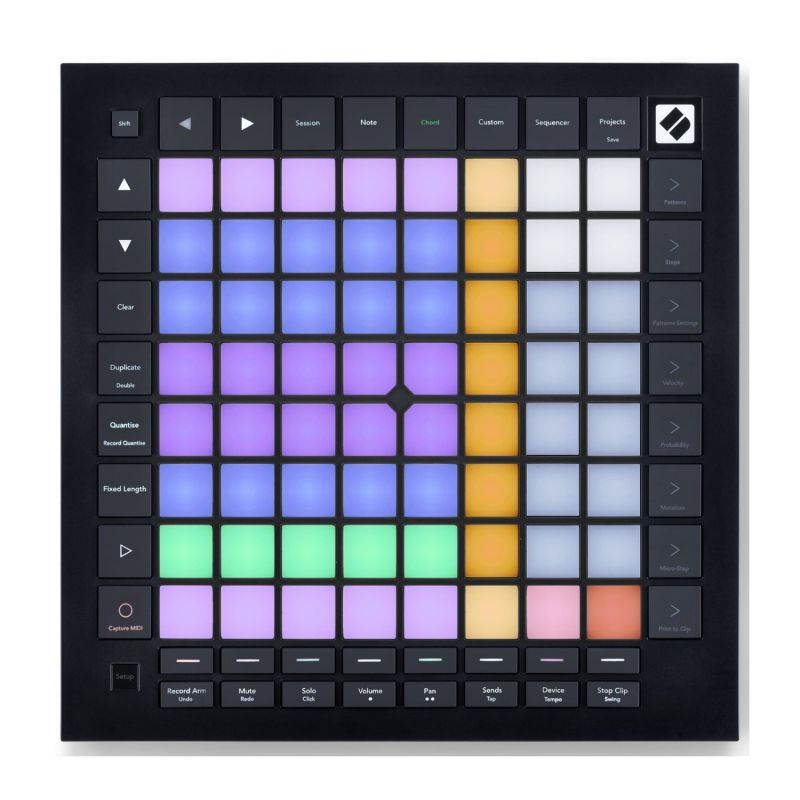Novation Launchpad Pro MK3 with Over-Ear Headphones & Knox 3.0 4 Port USB Hub
