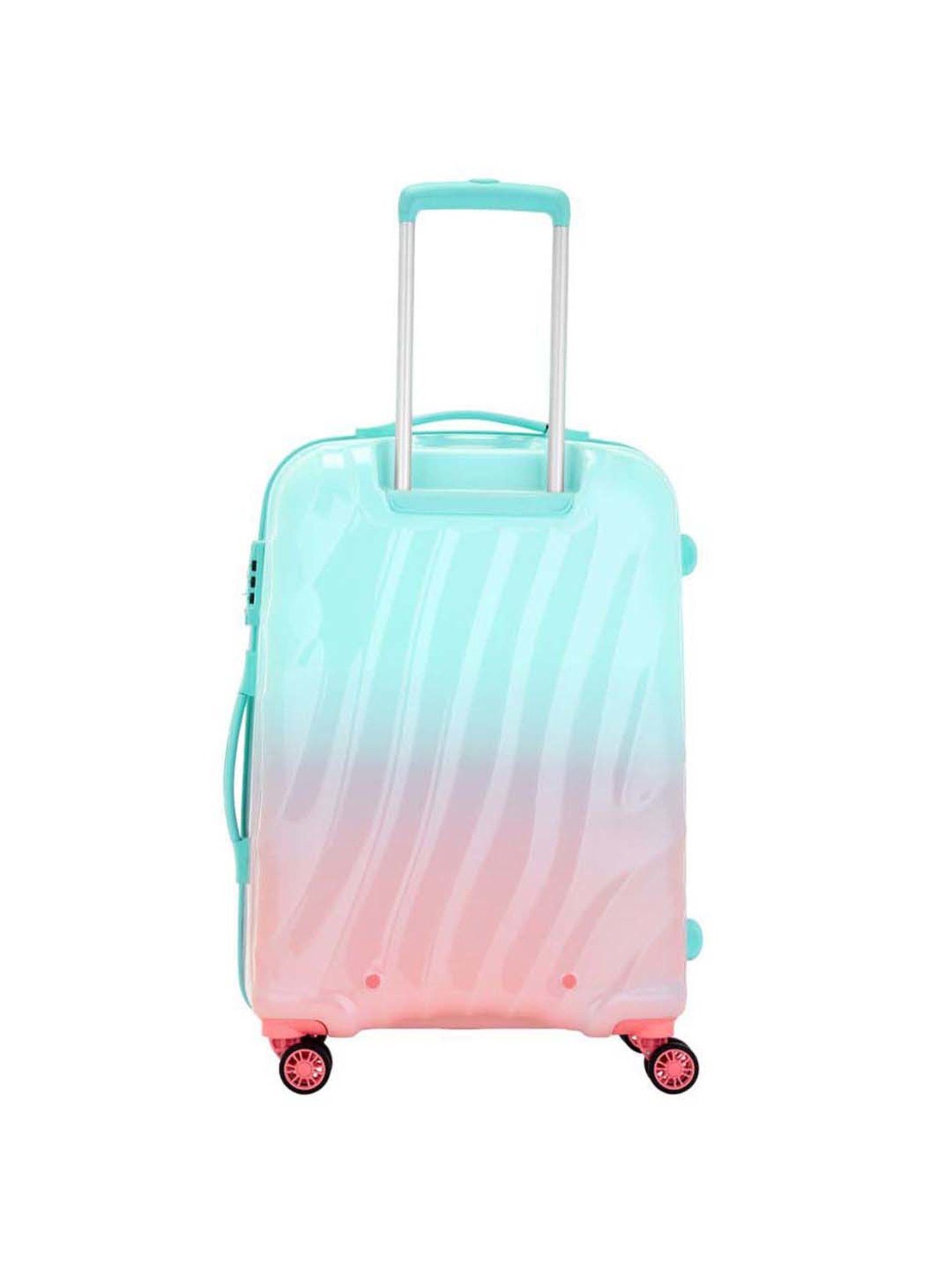 Skybags Openskies Pink Textured Hard Medium Trolley Bag - 47 cm