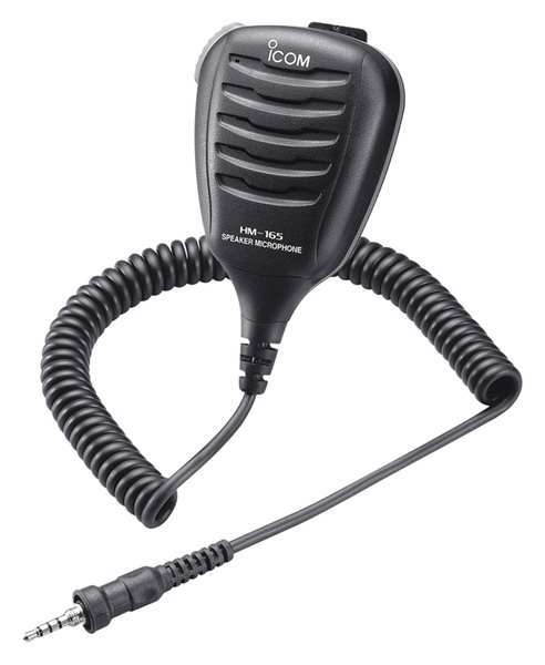Icom HM165 Speaker Mic w/Alligator Clip - Waterproof