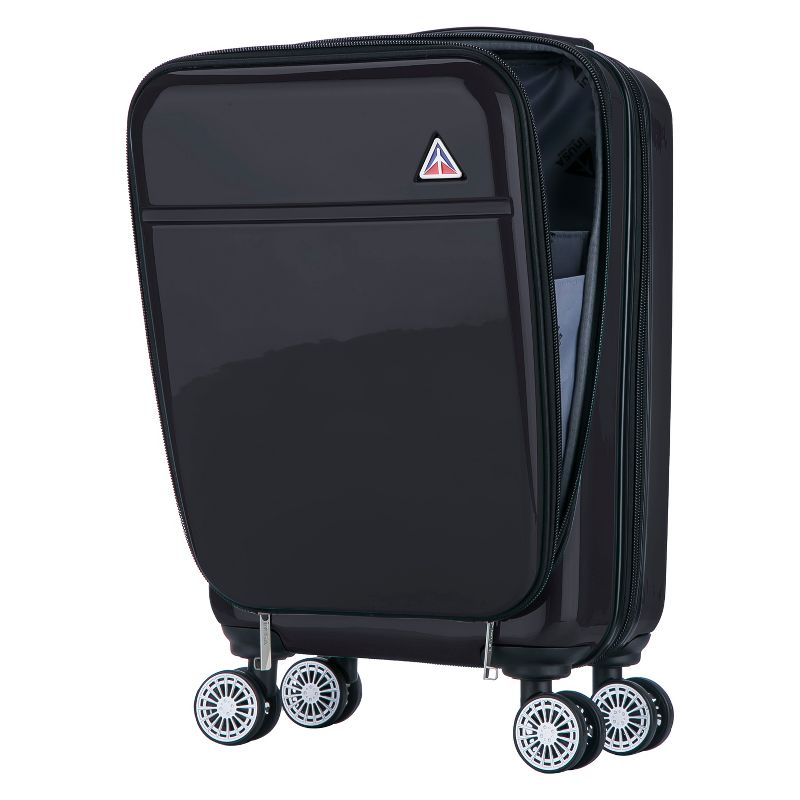 InUSA Avila 20" Hardside Spinner Suitcase - Black