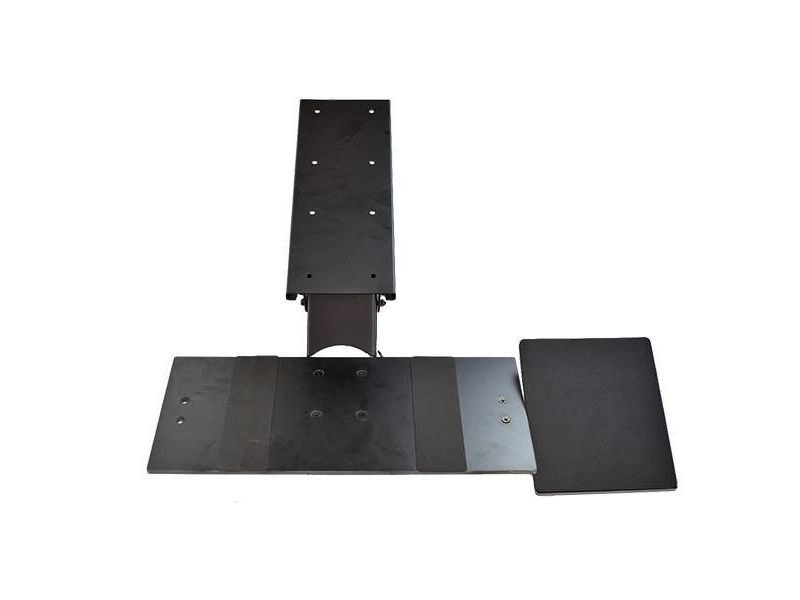Adjustable Under Desk Computer Keyboard Tray Black - Uncaged Ergonomics