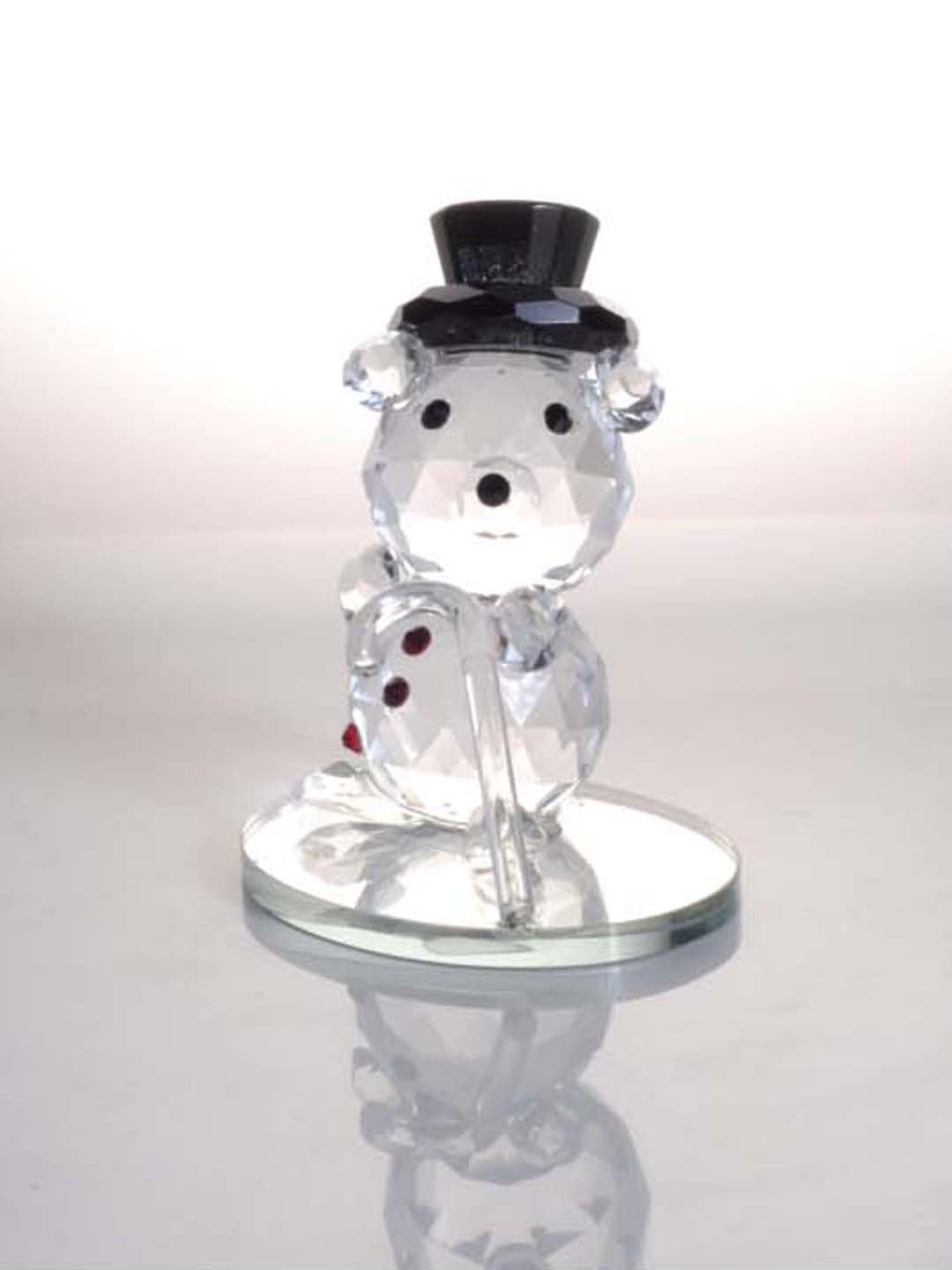 Real Effect London Mozart Crystal White & Black Teddy Figurine - Set of 1