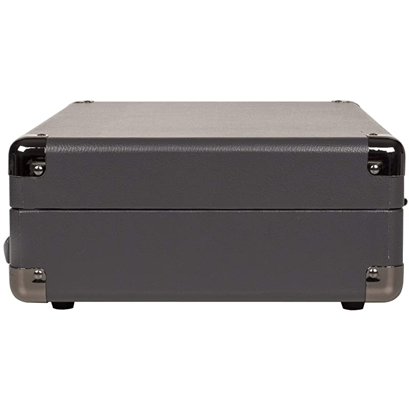 Cruiser Deluxe Vintage 3Speed Bluetooth Suitcase Turntable Slate