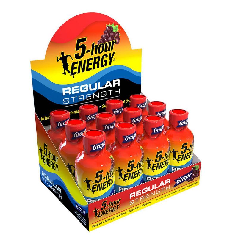 5 Hour Energy Shot - Grape - 12ct