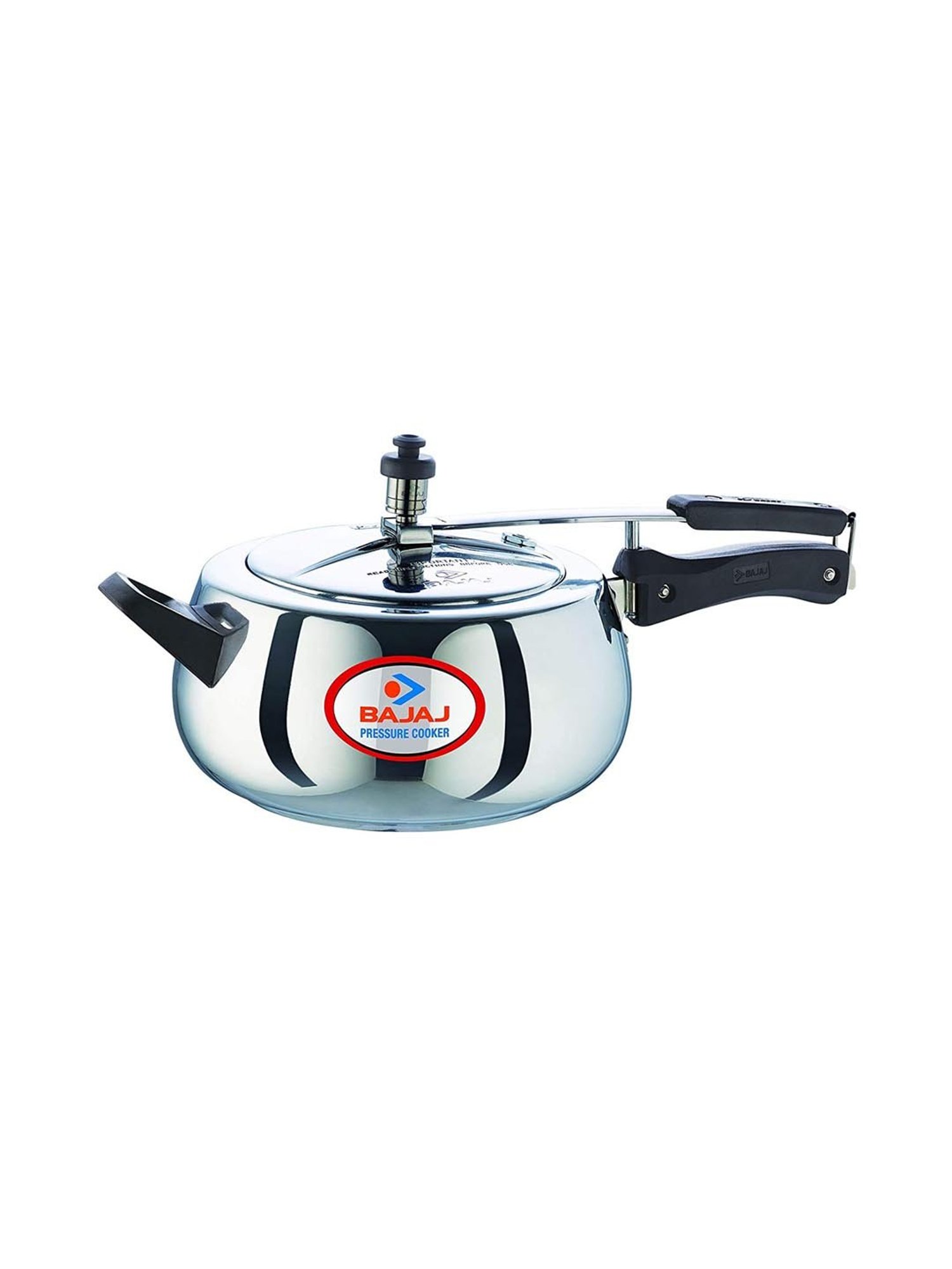 Bajaj PCX 65D Silver Aluminium 5 Ltr Pressure Cooker - Set of 1