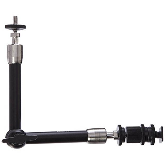 ikan ma211r 11" articulating arm with single rod mount black