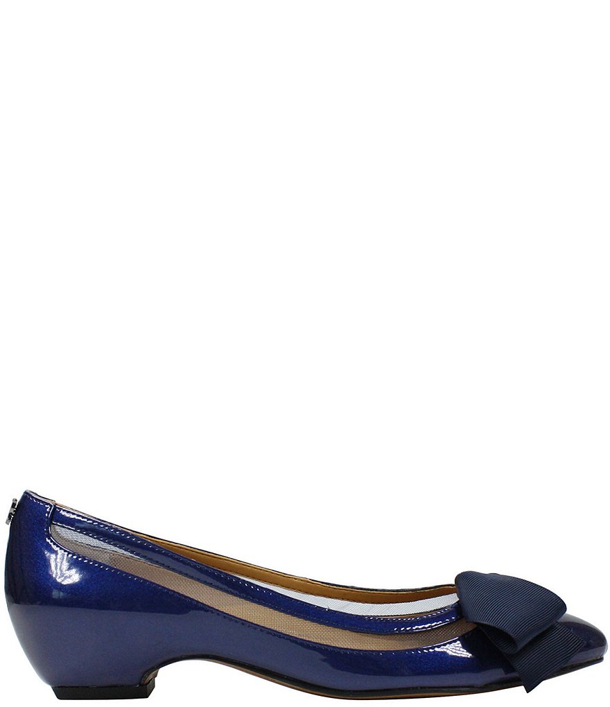 Trotters Kari Pearlized Leather Block-Heel Pumps