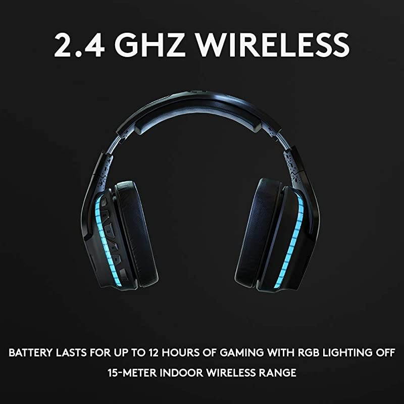 935 Wireless DTSX 71 Surround Sound LIGHTSYNC RGB PC Gaming Headset Bundle with 502 Hero High Performance Gaming Mouse