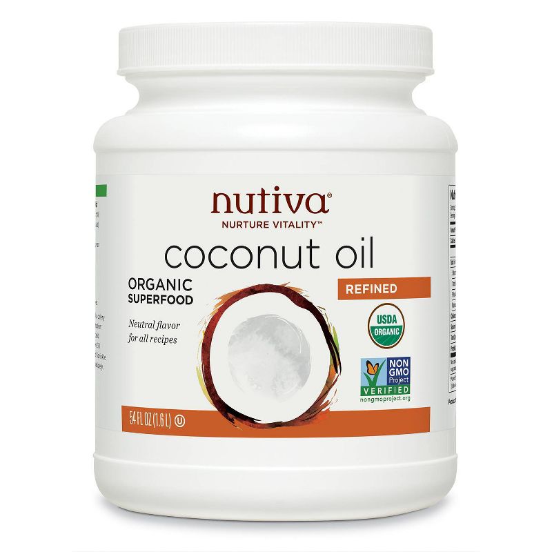 Nutiva Refined Organic Coconut Oil - 54oz