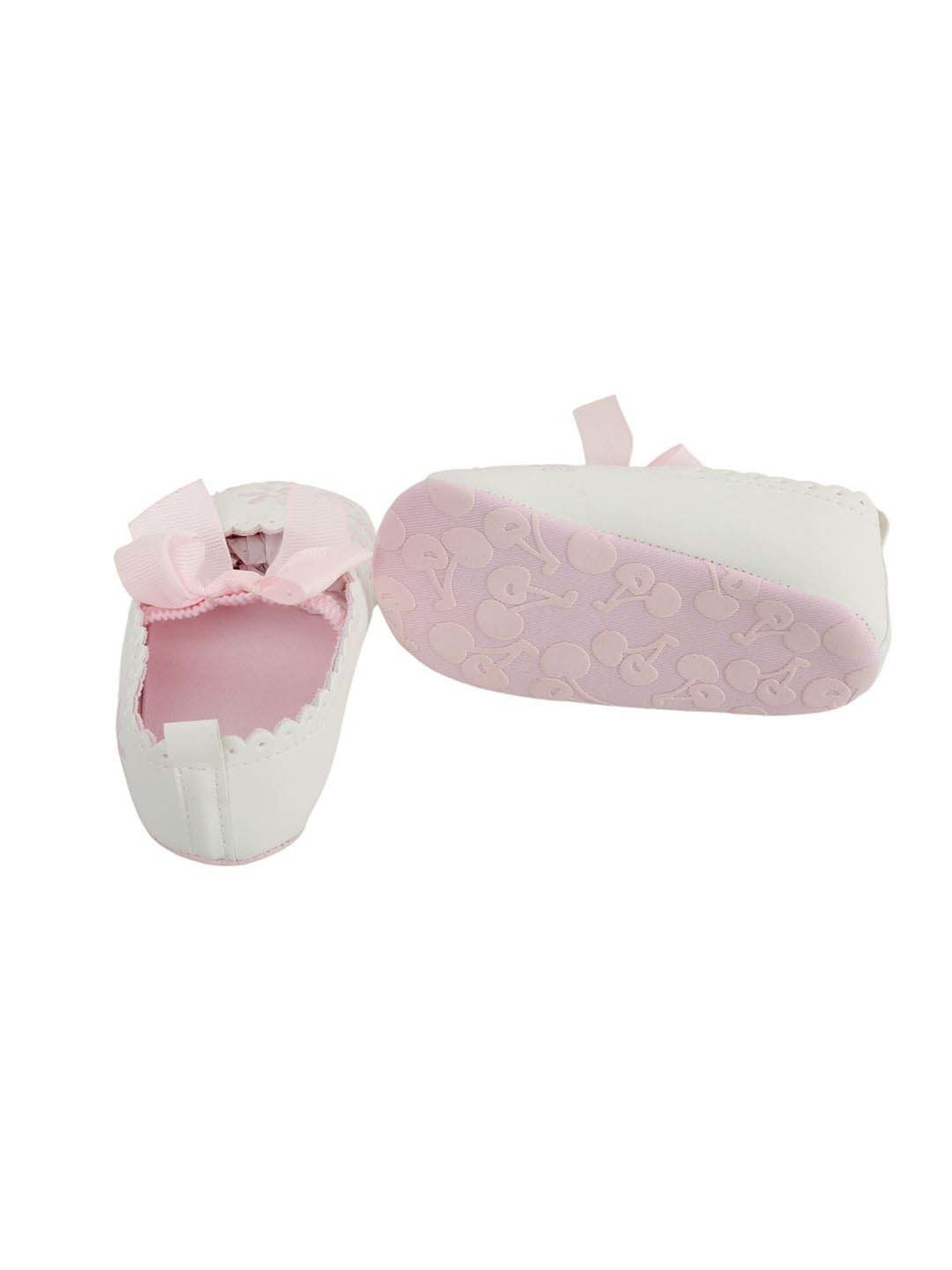 Baby Moo Kids White Casual Mary Jane Shoes