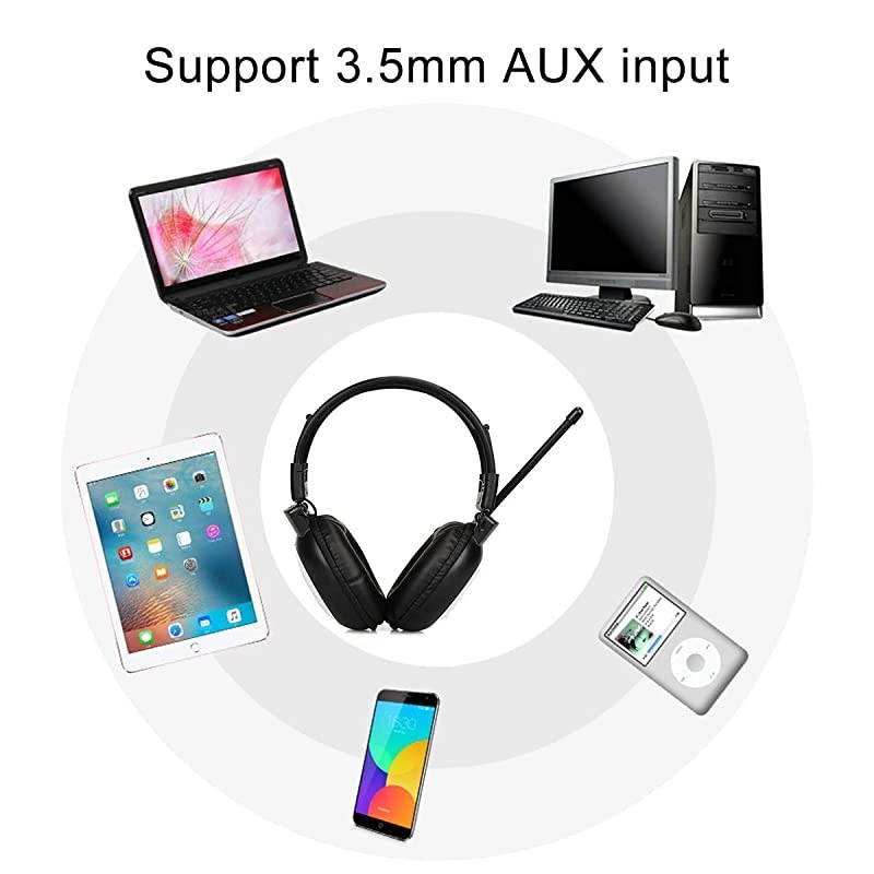 TR101 FM Radio Stereo, Portable Personal FM Radio Earmuffs, Digital FM Radio for Mowing, Walking, Riding, Powered by AA Battery (Black)