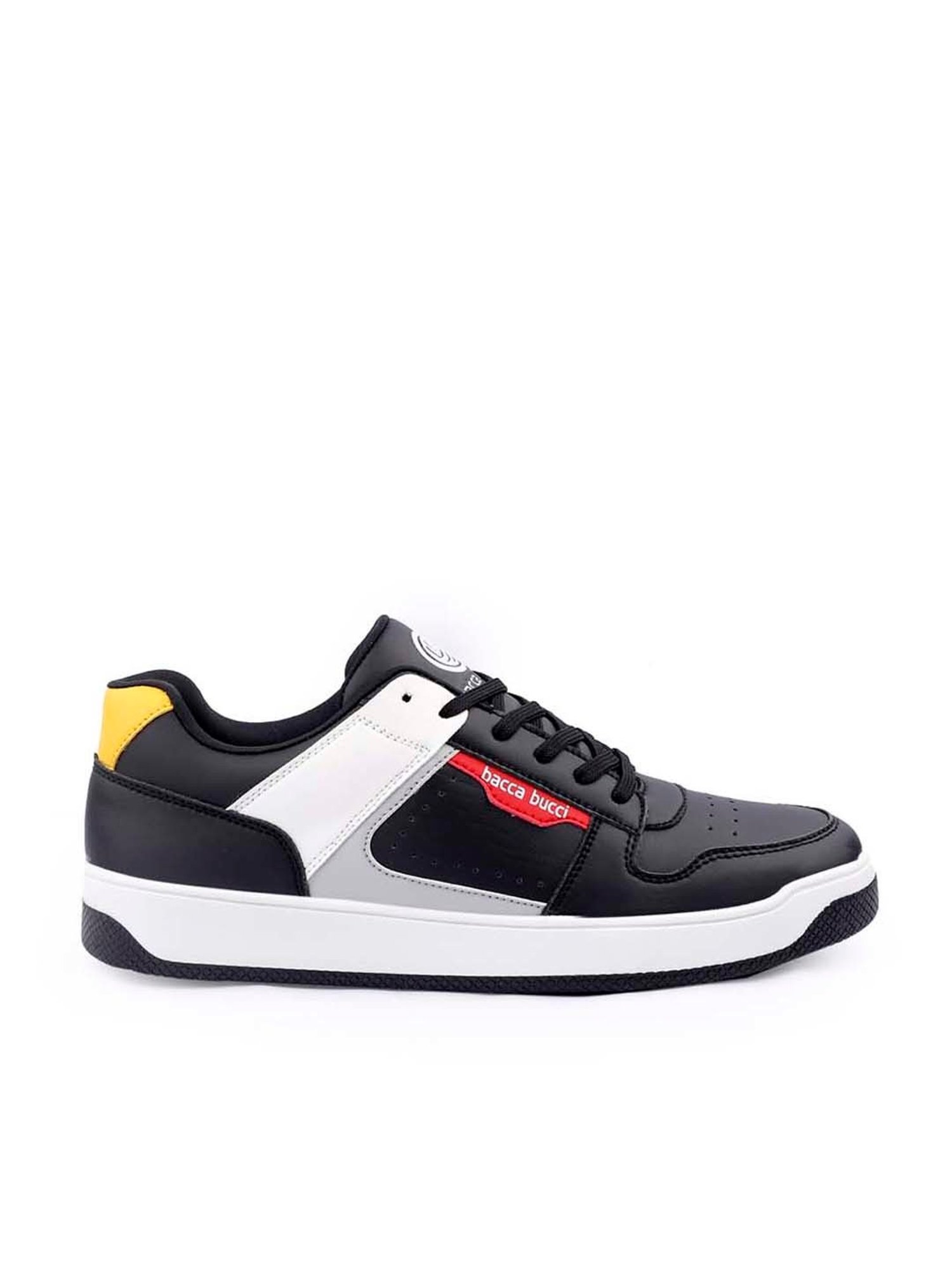 Bacca Bucci Men's RANGER DUNKS Black Casual Sneakers