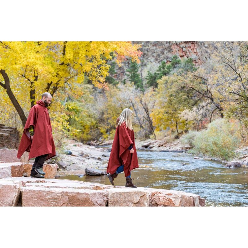 Sierra Designs Adult Poncho - Red